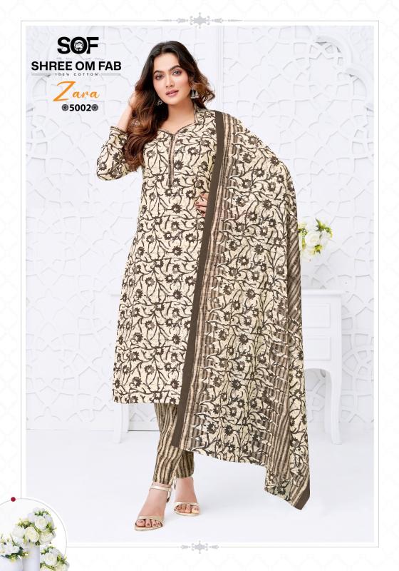 Sof zara vol-5 wholesale cotton dress materials new catalogue